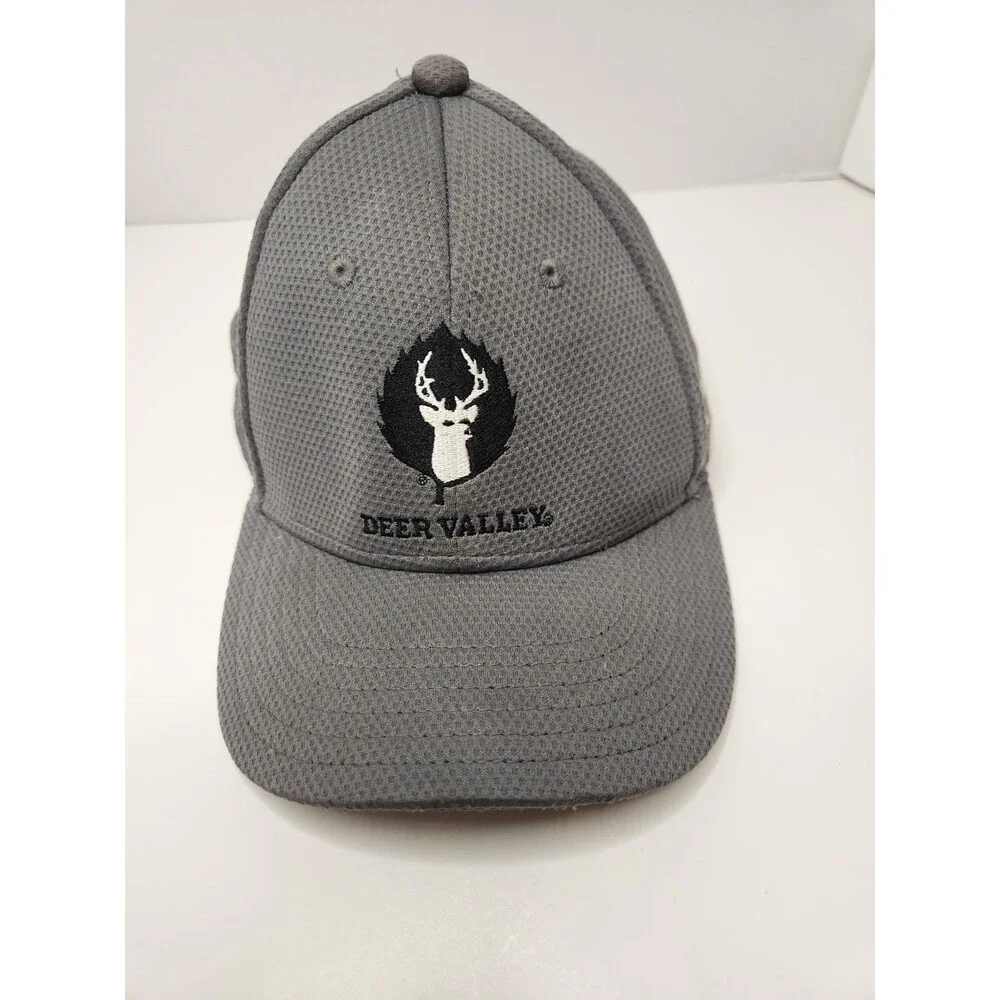 Under Armour Deer Valley Resort Hat Cap Strap Back‎ Gray Youth Utah